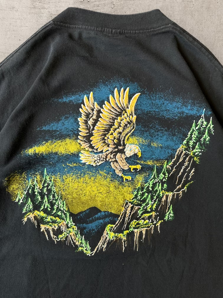 90s Eagle Double Sided Graphic T-Shirt - XL