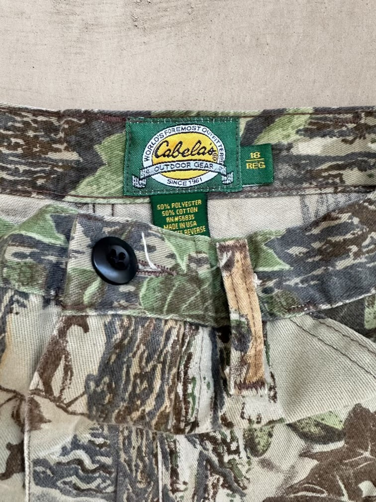 00s Cabelas Real Tree Camouflage Fatigue Cargo Pants - 28