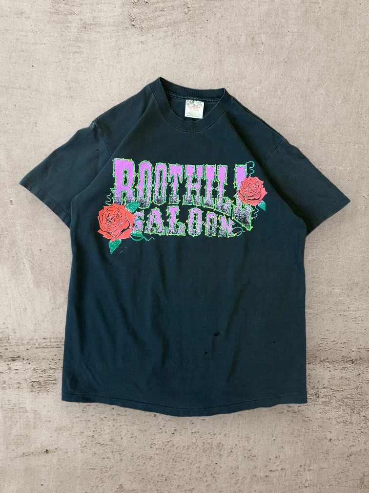 90s Boothill Saloon Rose Graphic T-Shirt - Medium