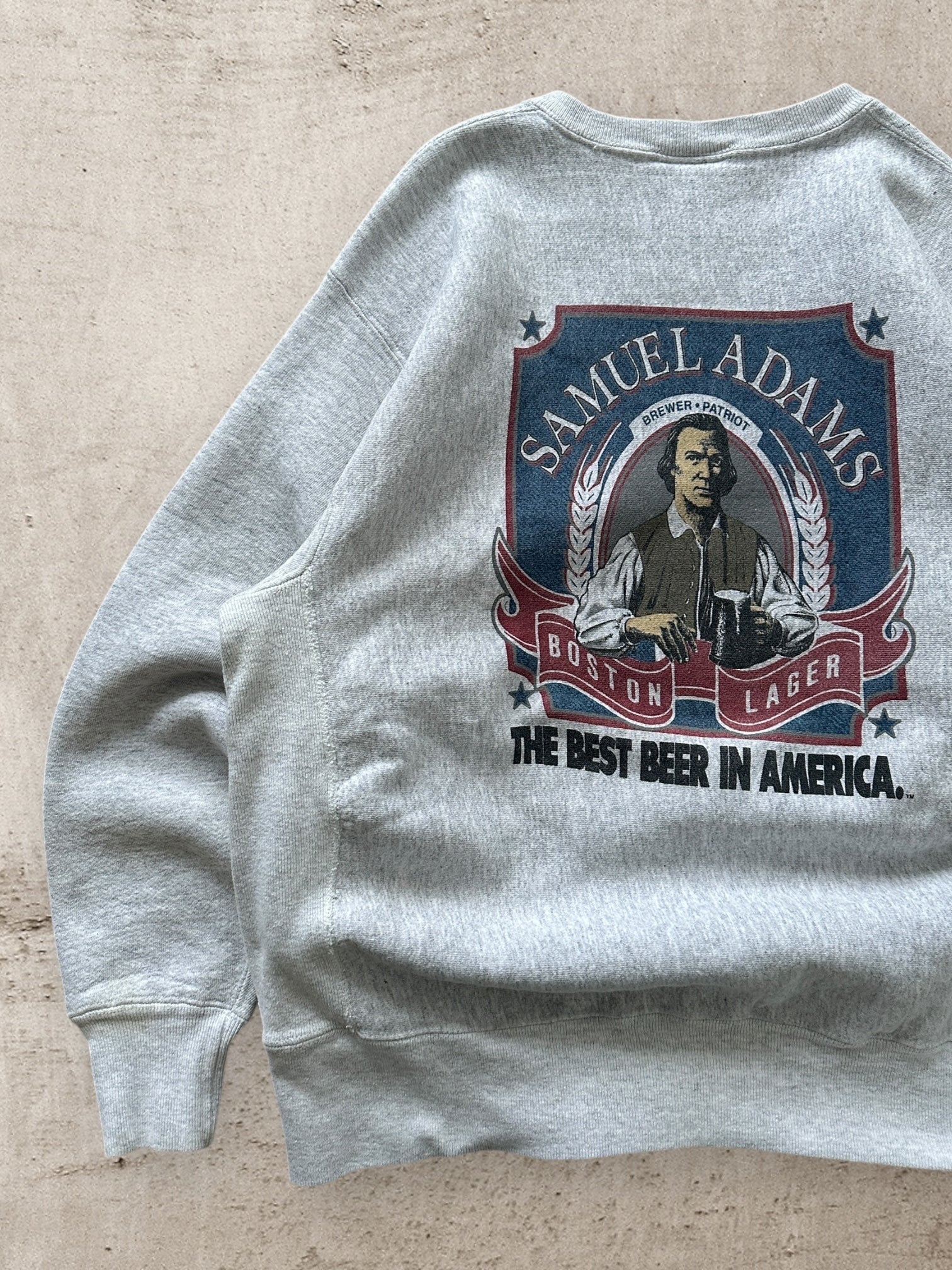 90s Samuel Adams Just Brew It Graphic Crewneck - XL