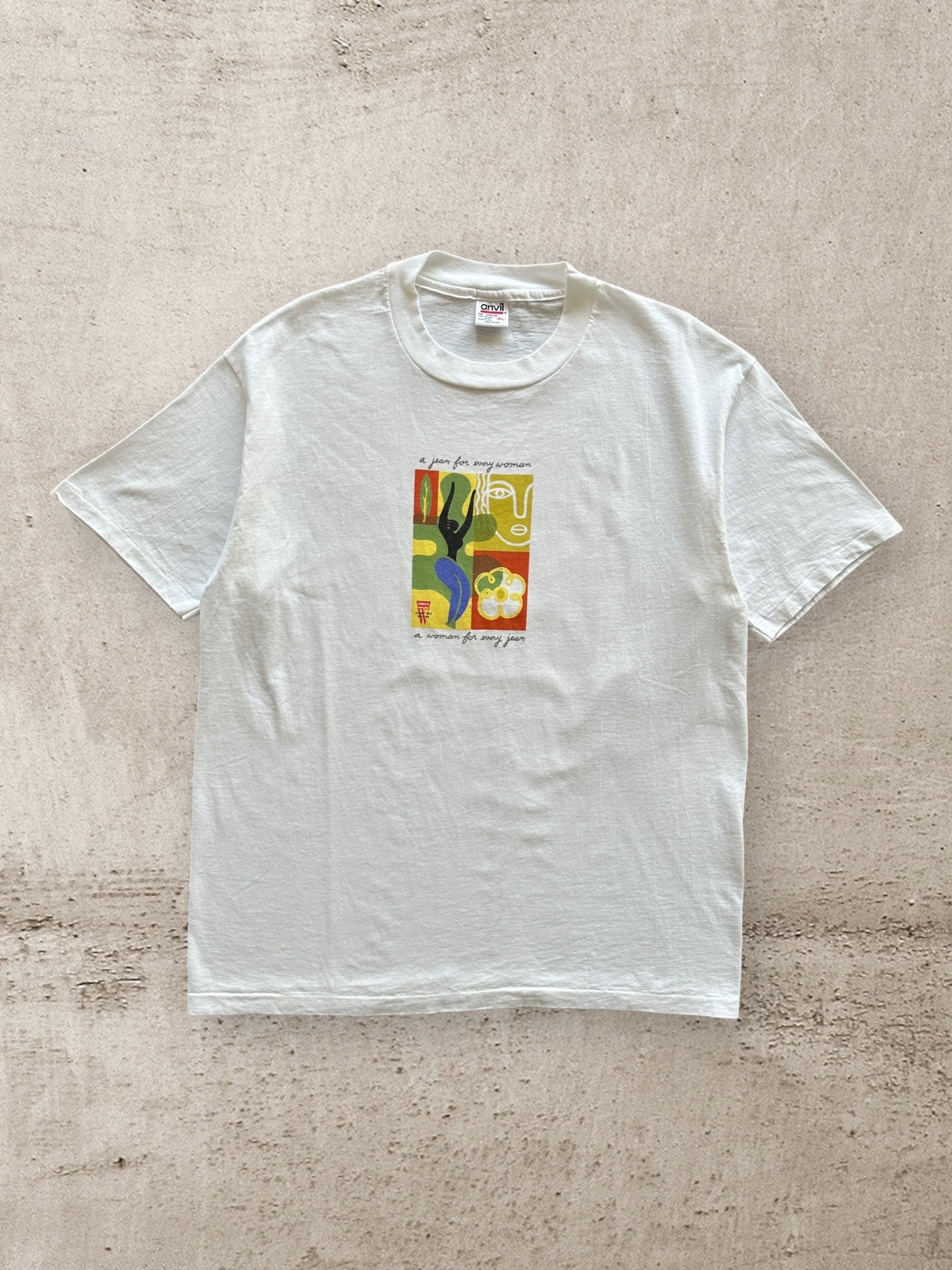 90s Levi’s A Jean for Every Woman Graphic T-Shirt - XL