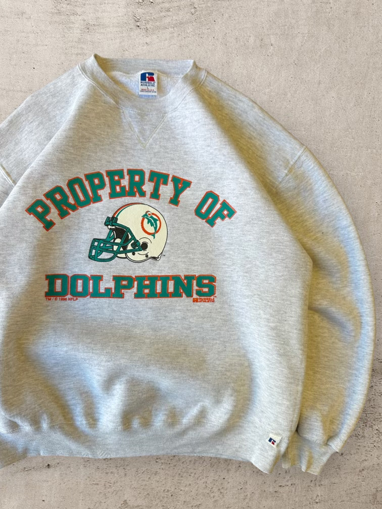 90s Miami Dolphins Russel Athletics Crewneck - Large