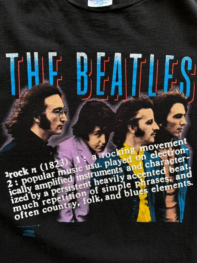 90s The Beatles Graphic T-Shirt - XL