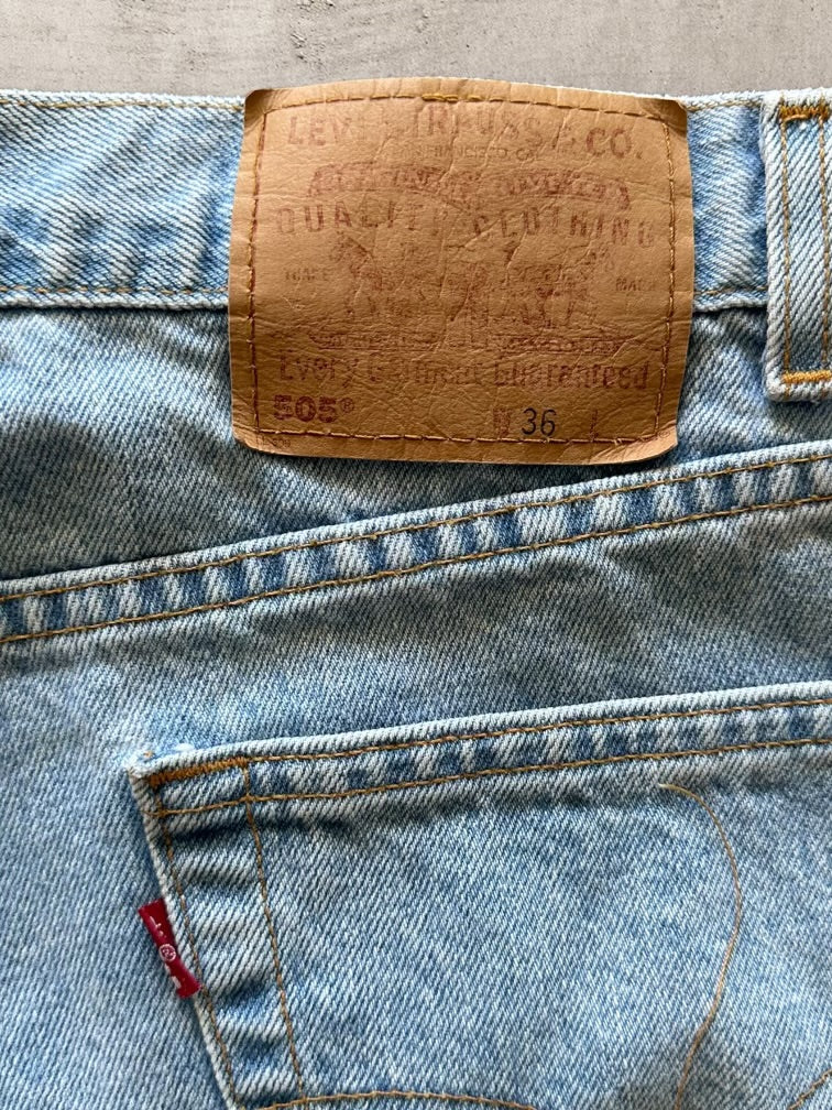 90s Levi’s 505 Denim Shorts - 35”