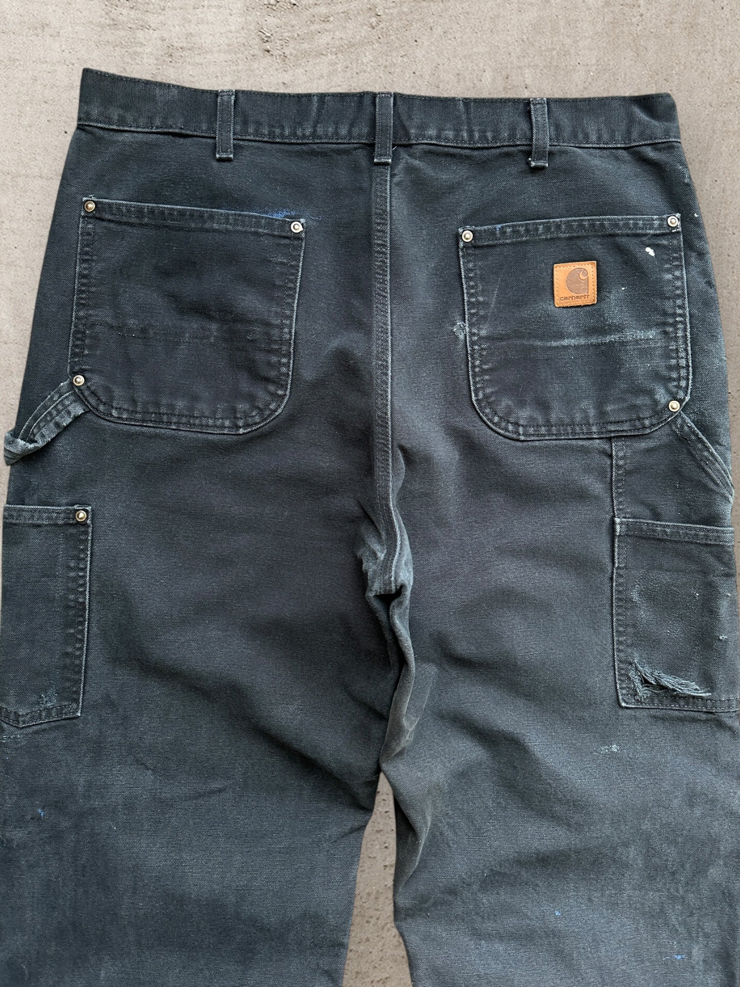 00s Carhartt Distressed Double Knee Carpenter Pants -36x33 – The