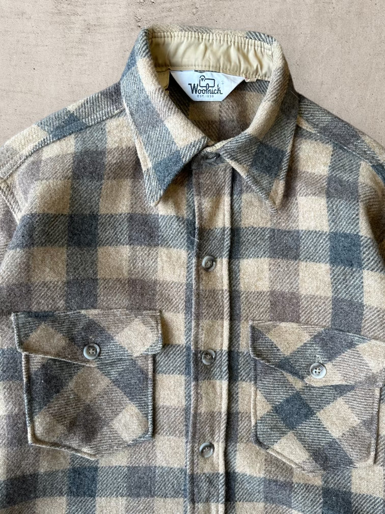 90s Woolrich Plaid Wool Flannel - Large