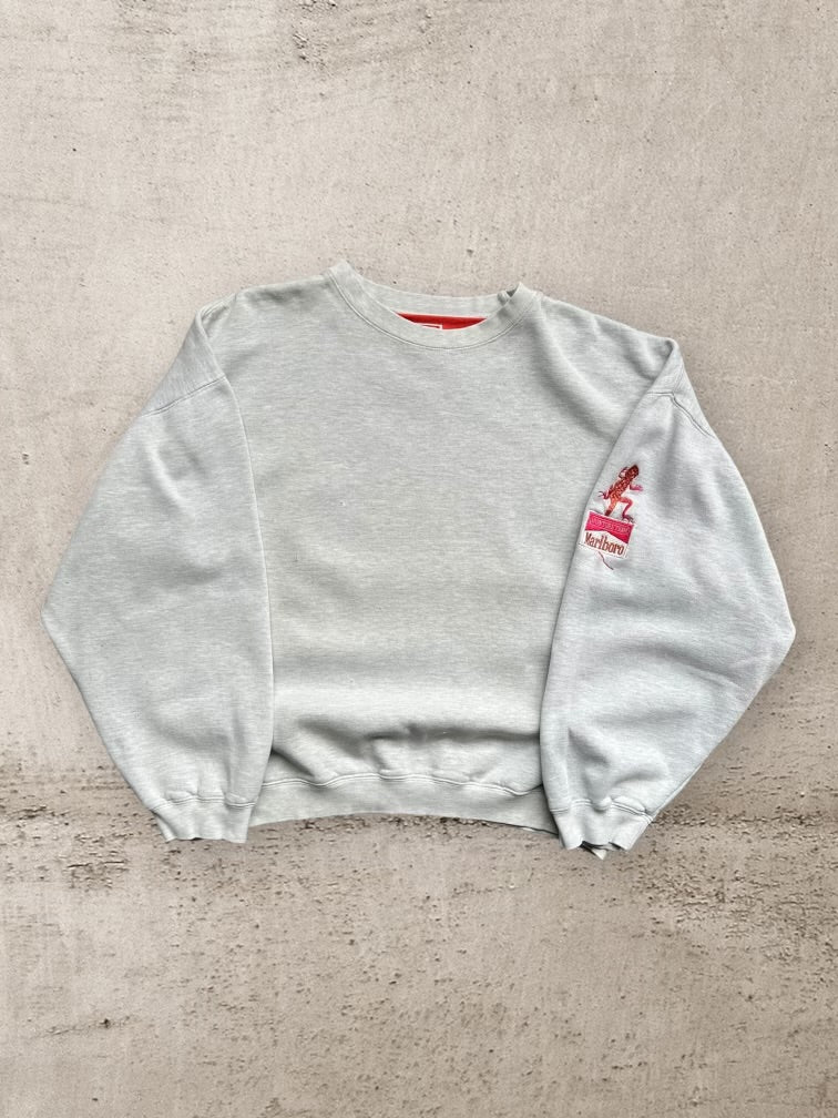 90s Marlboro Unlimited Lizard Embroidered Crewneck - Large