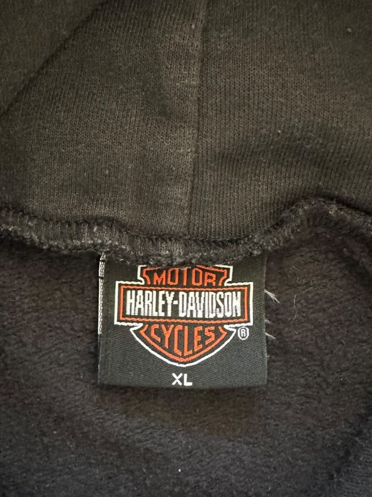 00s Harley Davidson Graphic Hoodie - XL