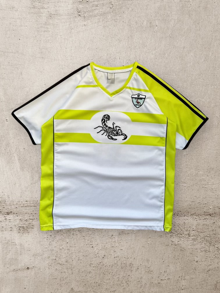 00s Scorpion Striped Soccer Jersey - Large