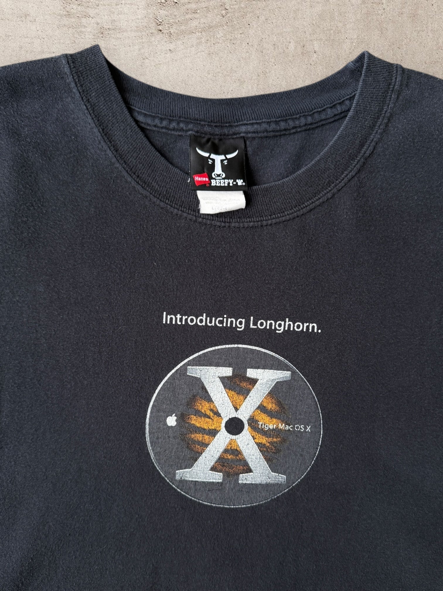 00s Apple Longhorn OS X Graphic T-Shirt - Large – The Juncture