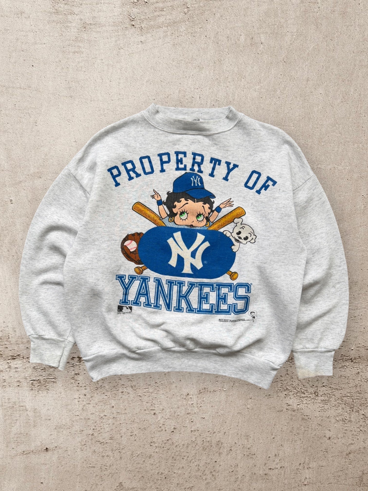 90s New York Yankees Betty Boop Crewneck - Medium