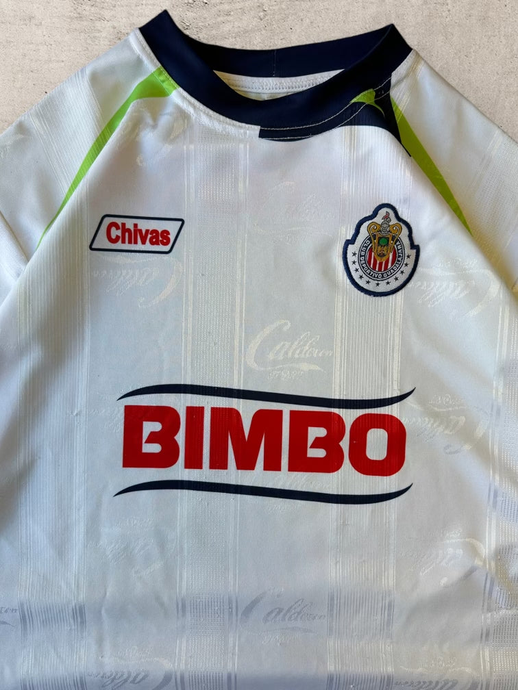 00s Guadalajara Futbol Club Bimbo Soccer Jersey - XL
