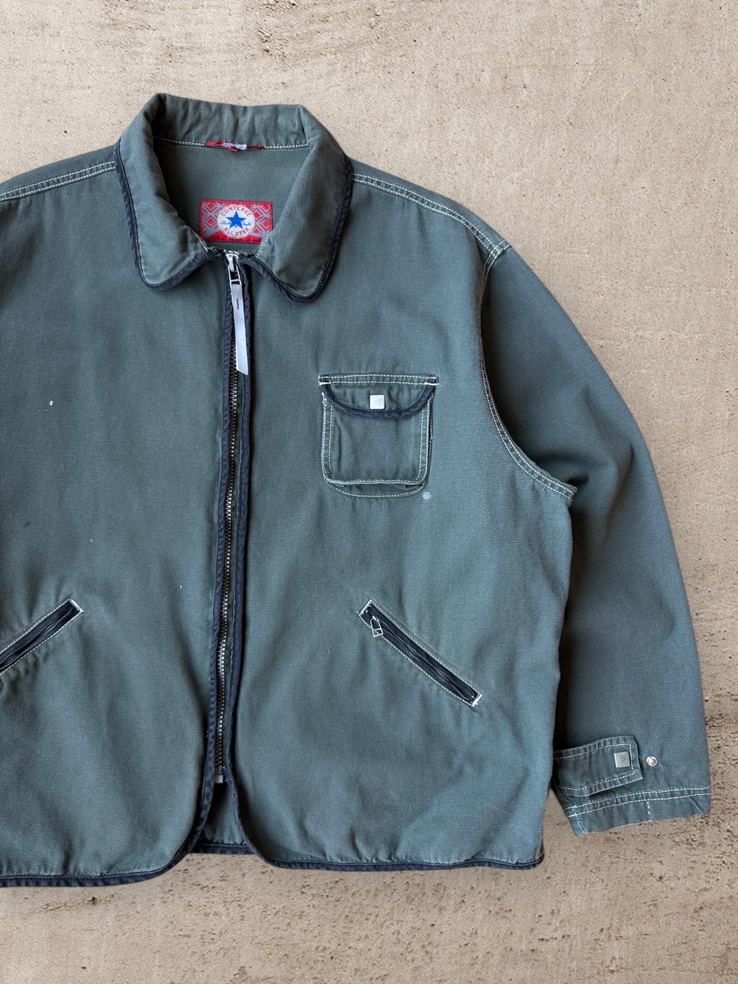 90s Converse Zip Up Jacket - XL