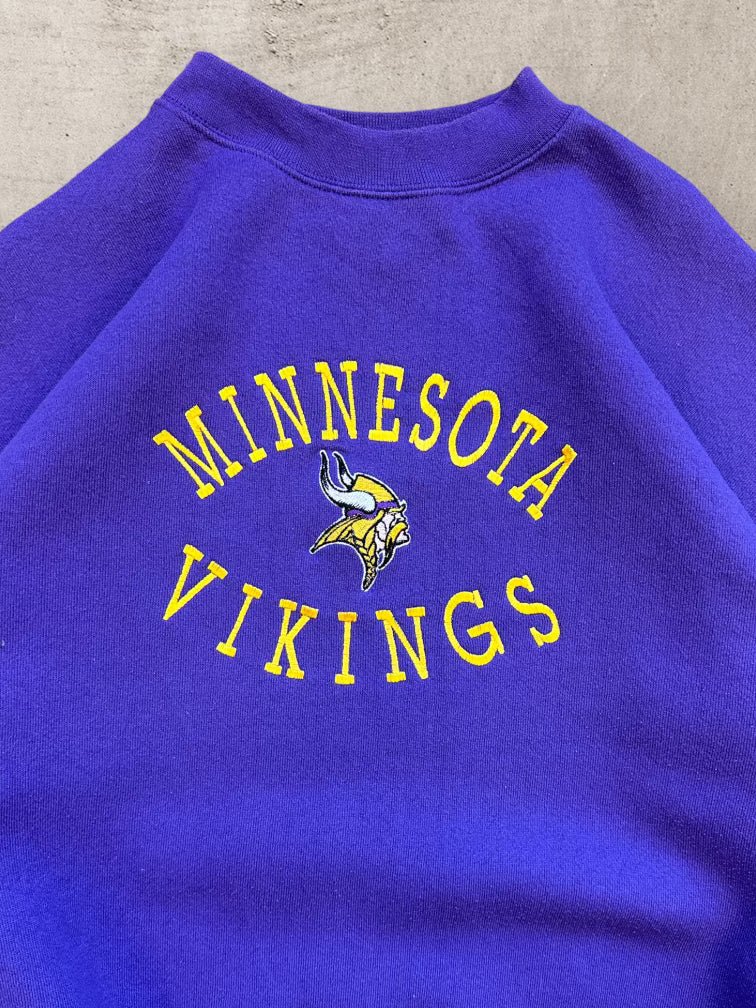 90s Logo7 Minnesota Vikings Crewneck - XL
