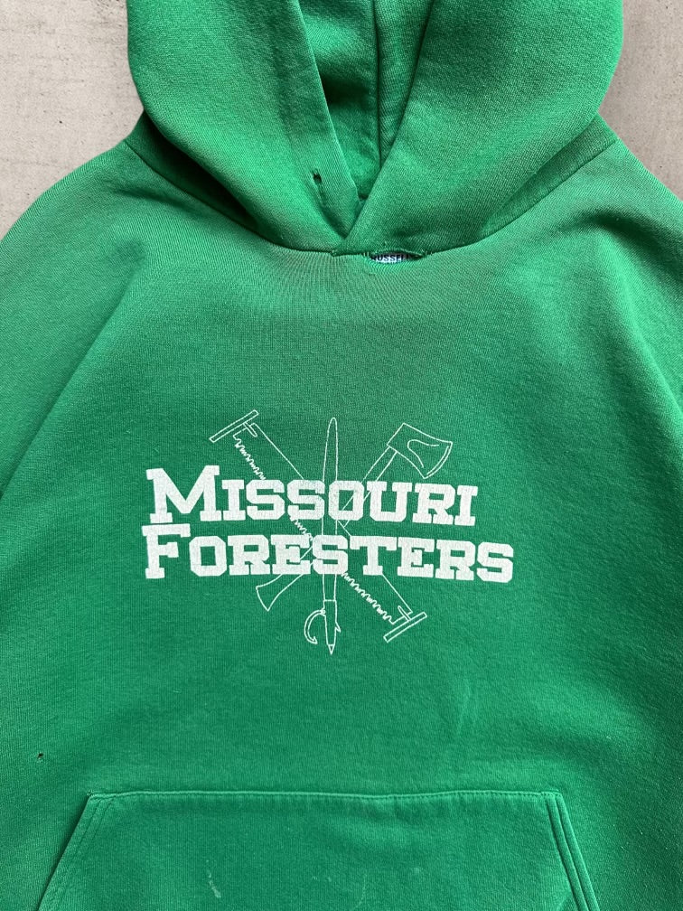 90s Russell Athletics Missouri Foresters Hoodie - Large