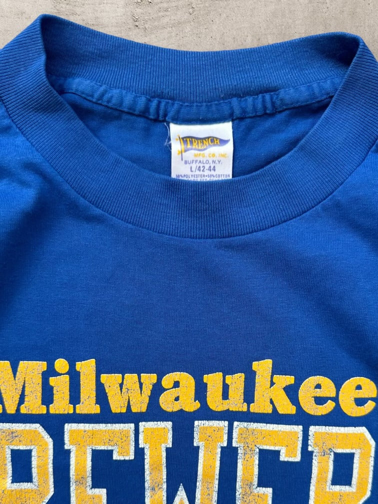 80s Milwaukee Brewers Graphic T-Shirt - Small