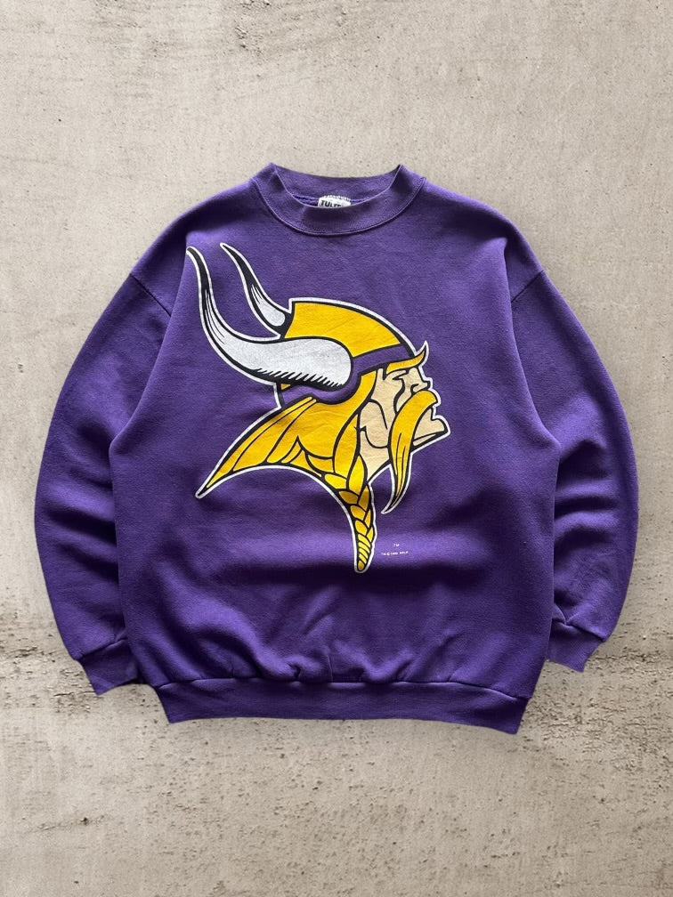 90s Minnesota Vikings Crewneck - Large