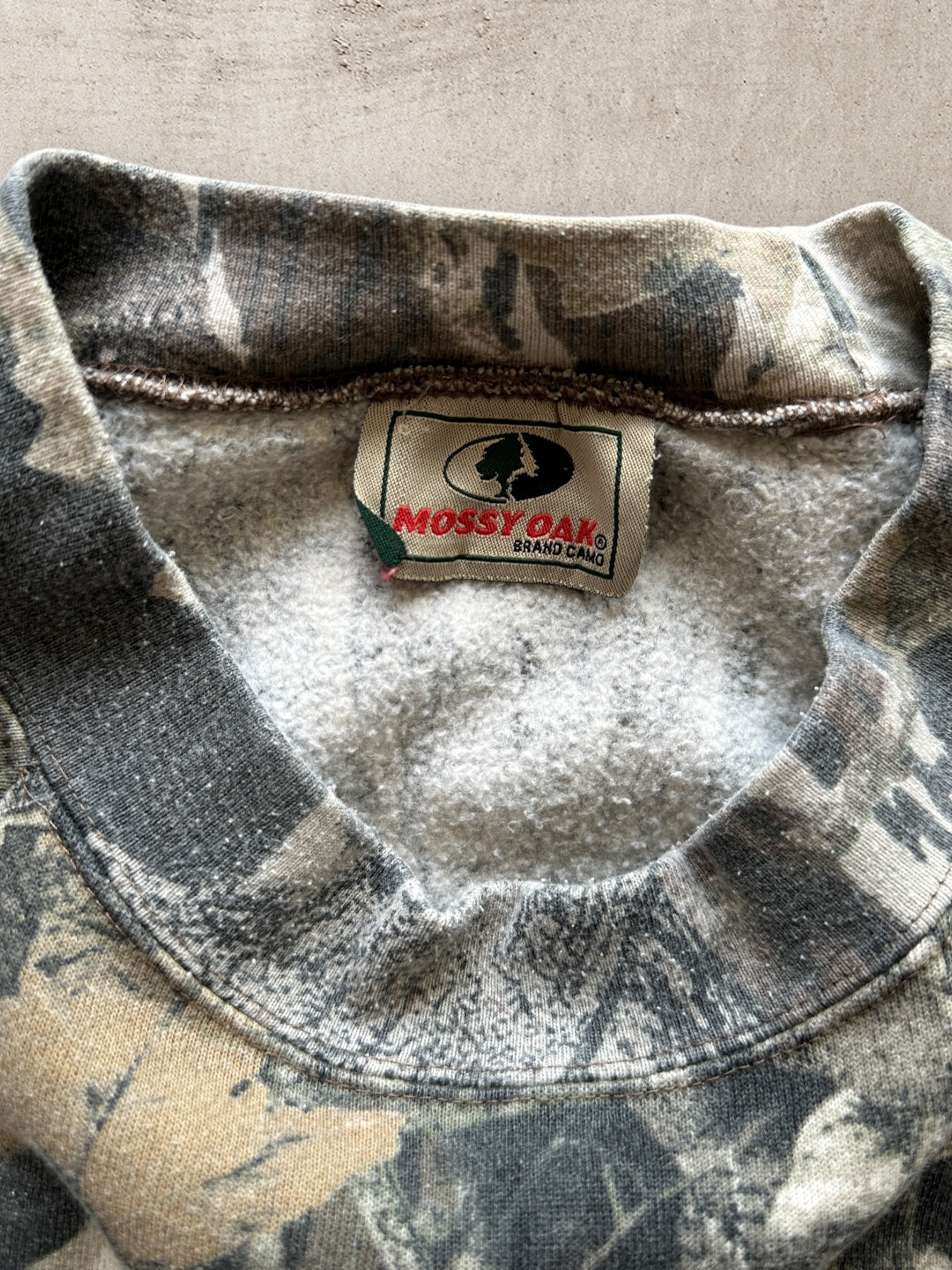 90s Mossy Oak Real Tree Camouflage Crewneck - XL