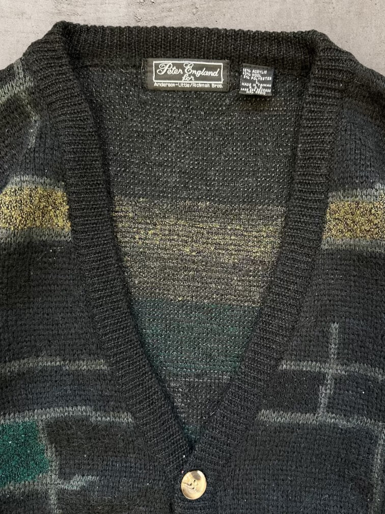 90's Peter England デザインニットカーディガン 90's Peter England デザインニットカーディガン