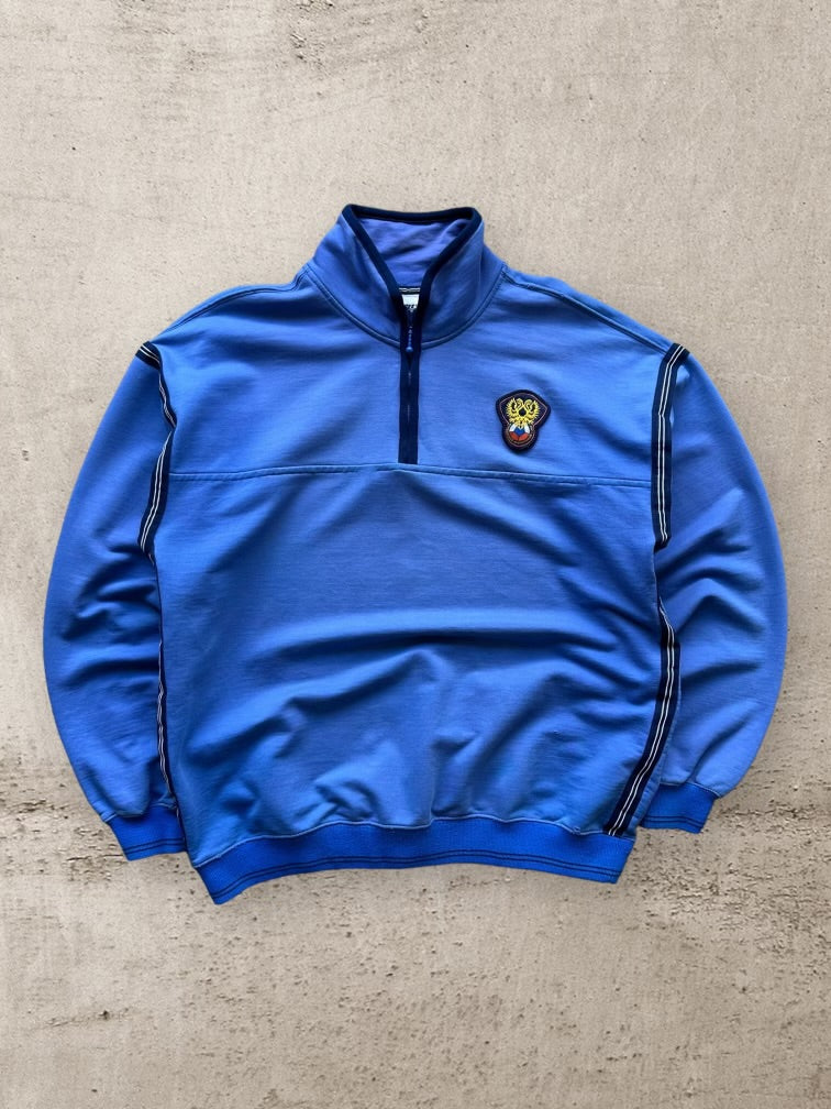 90s Nike Russian Futbol Away 1/4 Zip Sweatshirt - XL