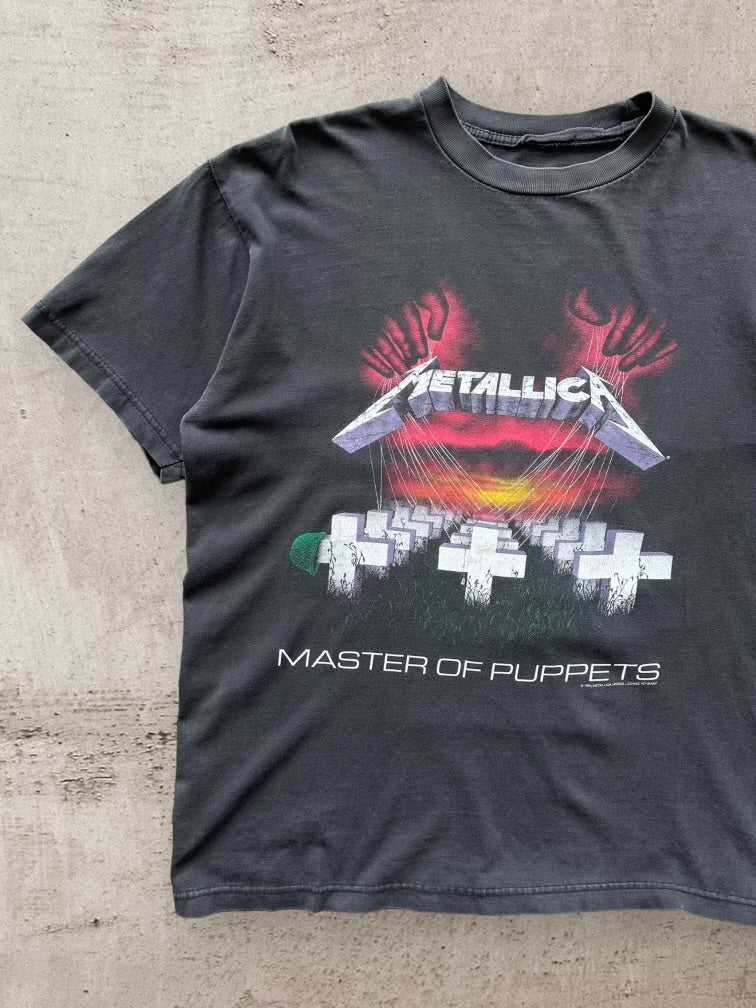 90s Metallica Master of Puppets Graphic T-Shirt - Large