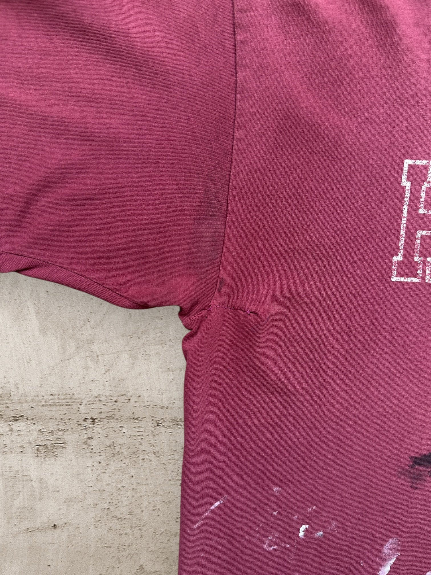 90s Champion Distressed Harvard T-Shirt - XL