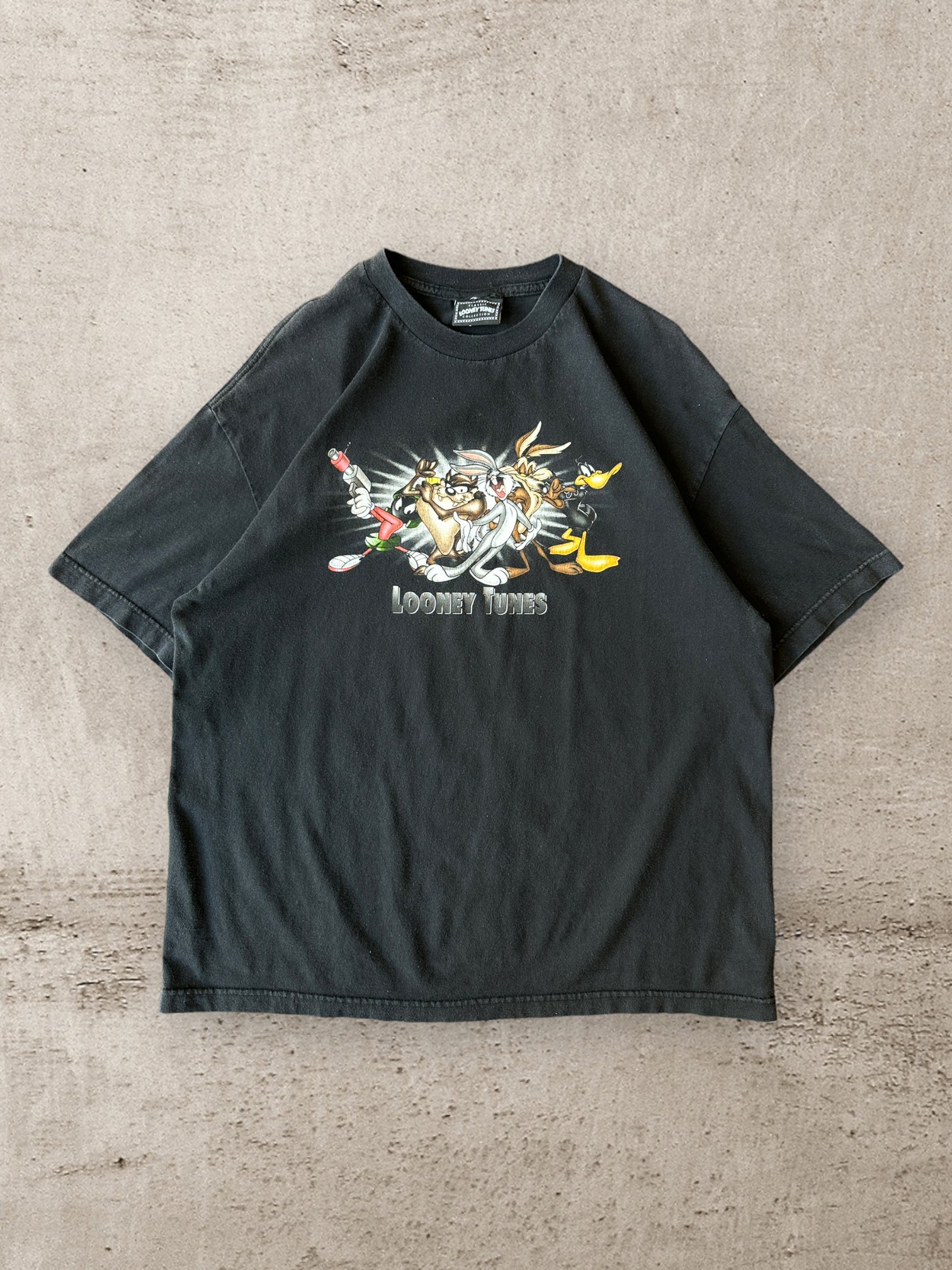 00年代 ルーニー・テューンズ キャラクター Tシャツ - L