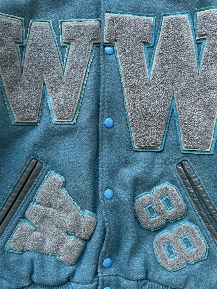 80s Holloway Willowbrook High School Varsity Jacket - Medium