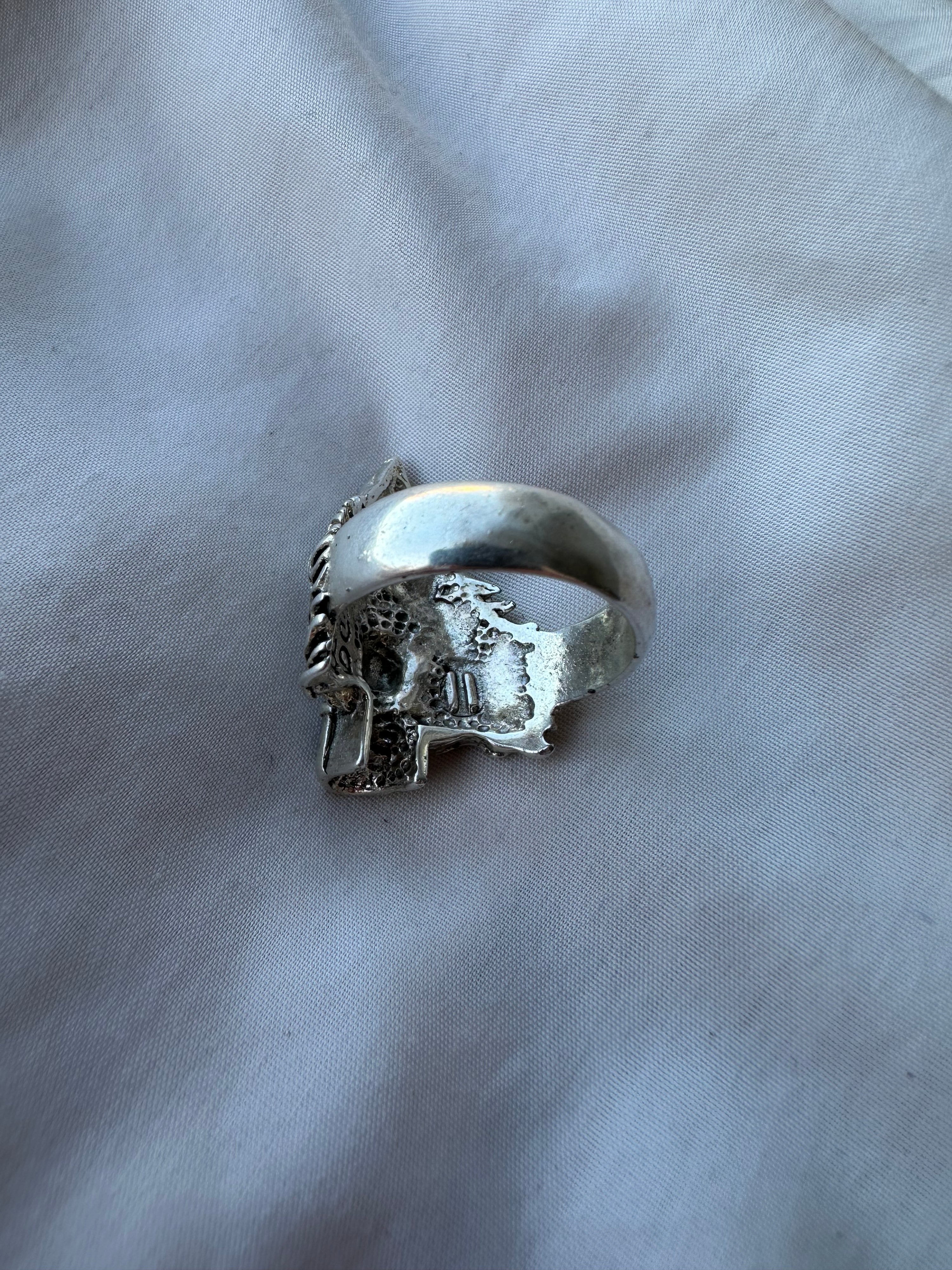 1989 G&S Grim Reaper Biker Ring Size 11