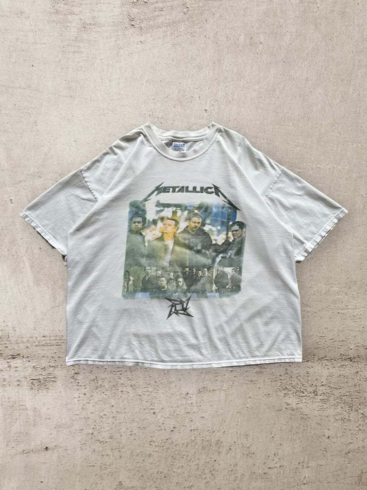 00 Metallic Tour Faded Graphic T-Shirt - XL