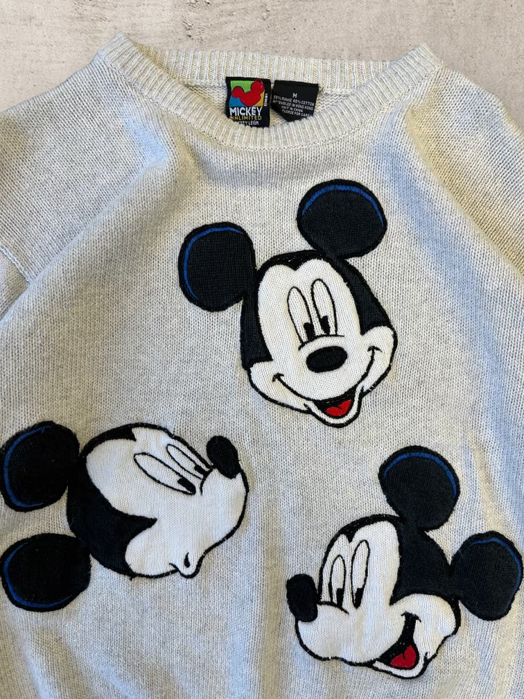 90s Disney Mickey Mouse Graphic Knit Sweater - Medium – The Juncture