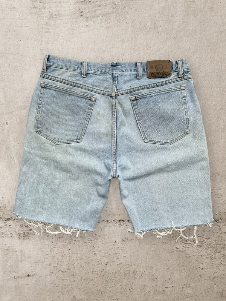 00s Wrangler Denim Cut Off Shorts - 34