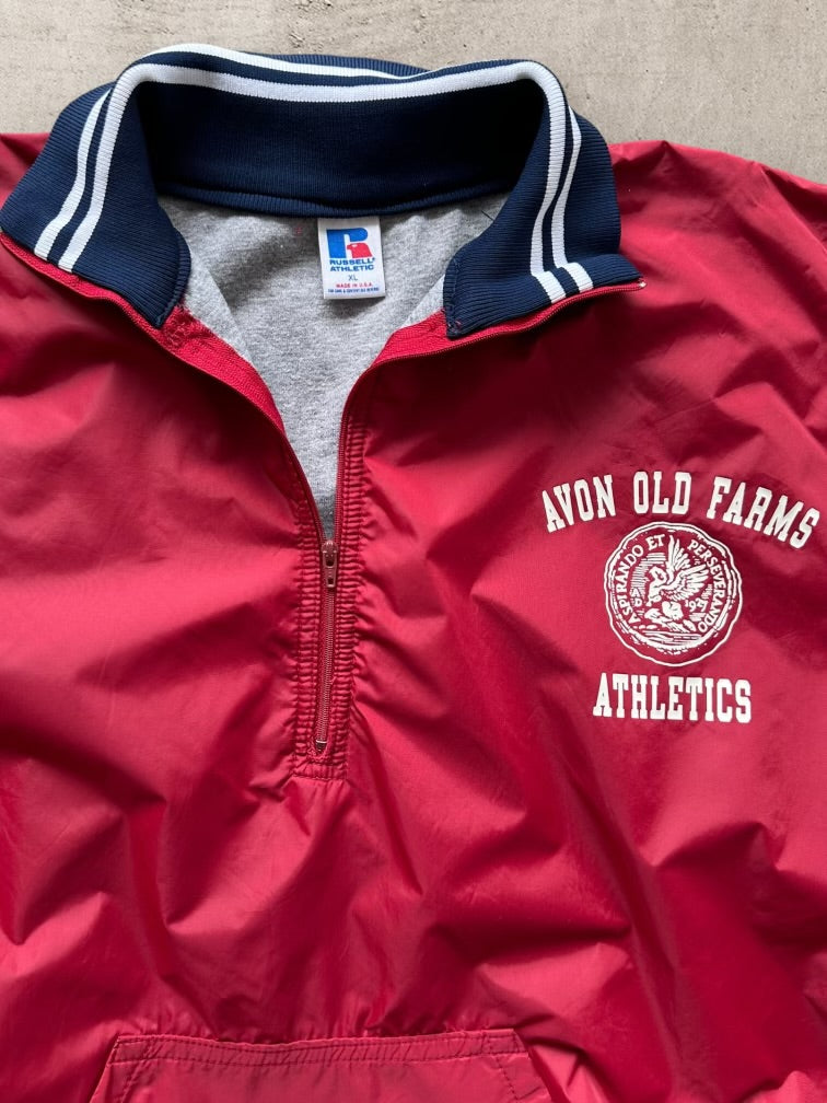 80s Russell Athletic Avon Old Farms Athletics Nylon Jacket - XL