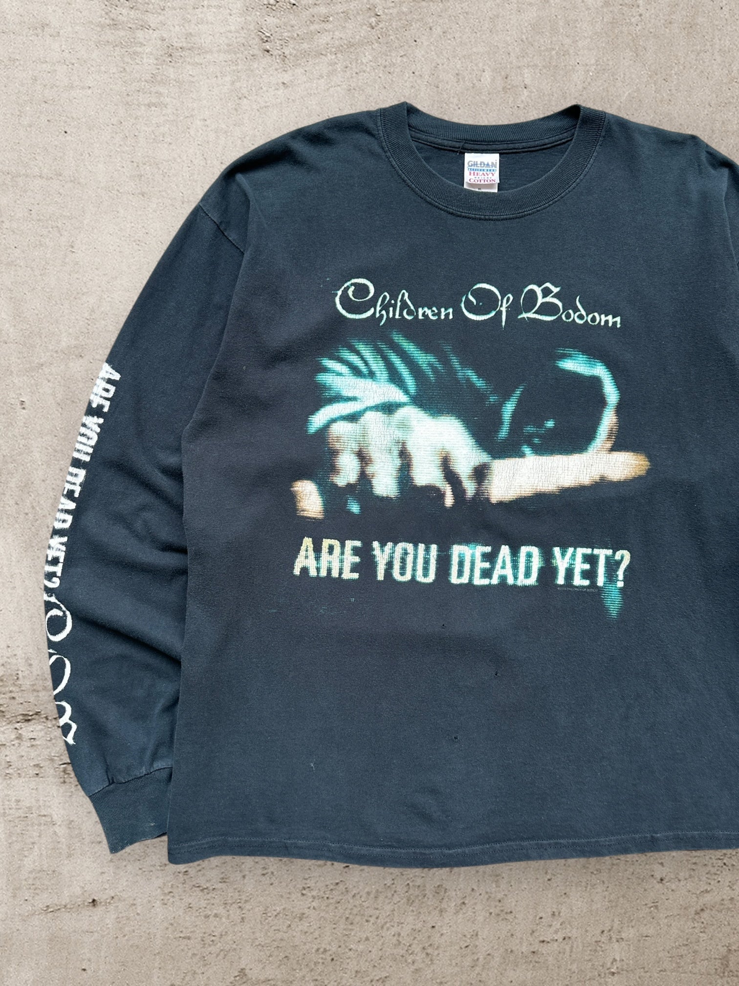 00s Children of Bodom Are you Dead yet L/S Graphic T-Shirt - XL