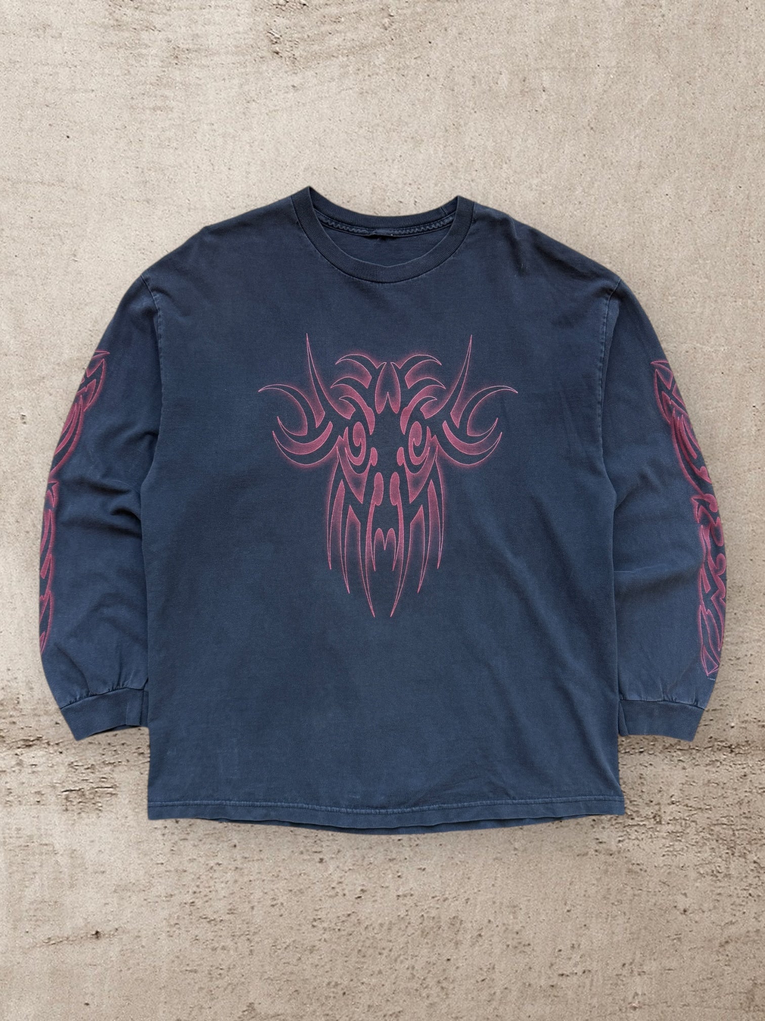 00s Randys Cycle Graphic L/S T-Shirt - XL