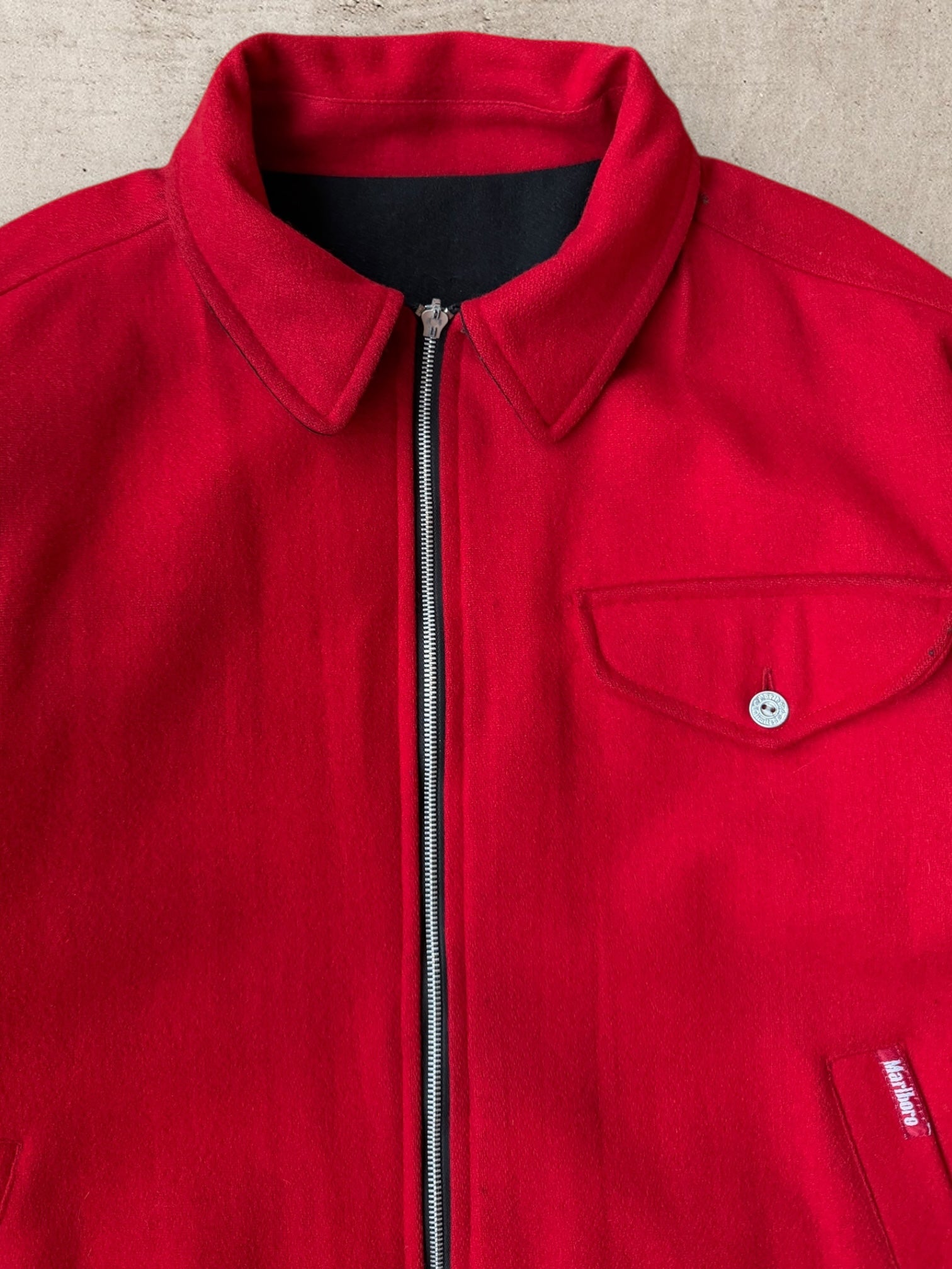 90s Marlboro Reversible Wool Jacket - XL