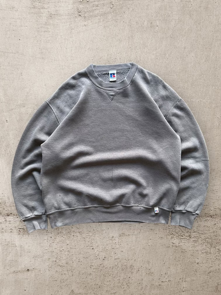 00s Russell Athletic Grey Crewneck - XL