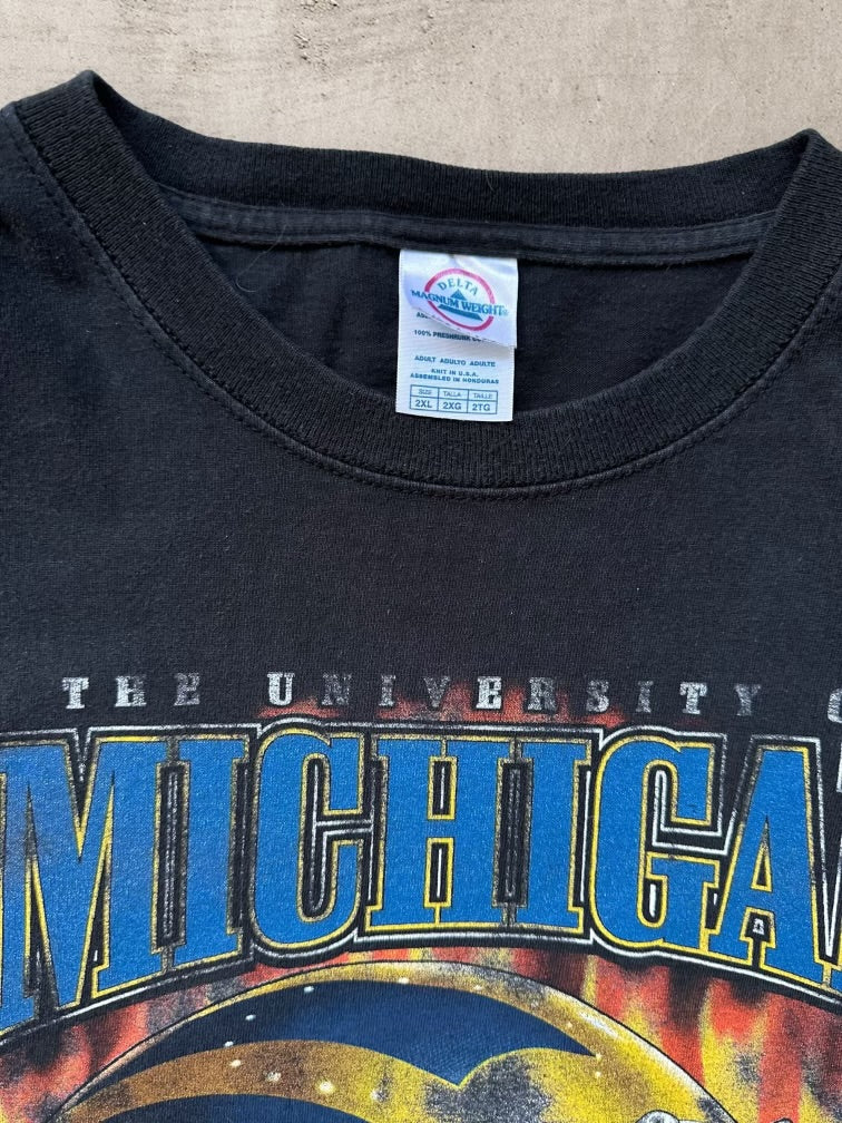 90s University of Michigan Graphic T-Shirt - XXL