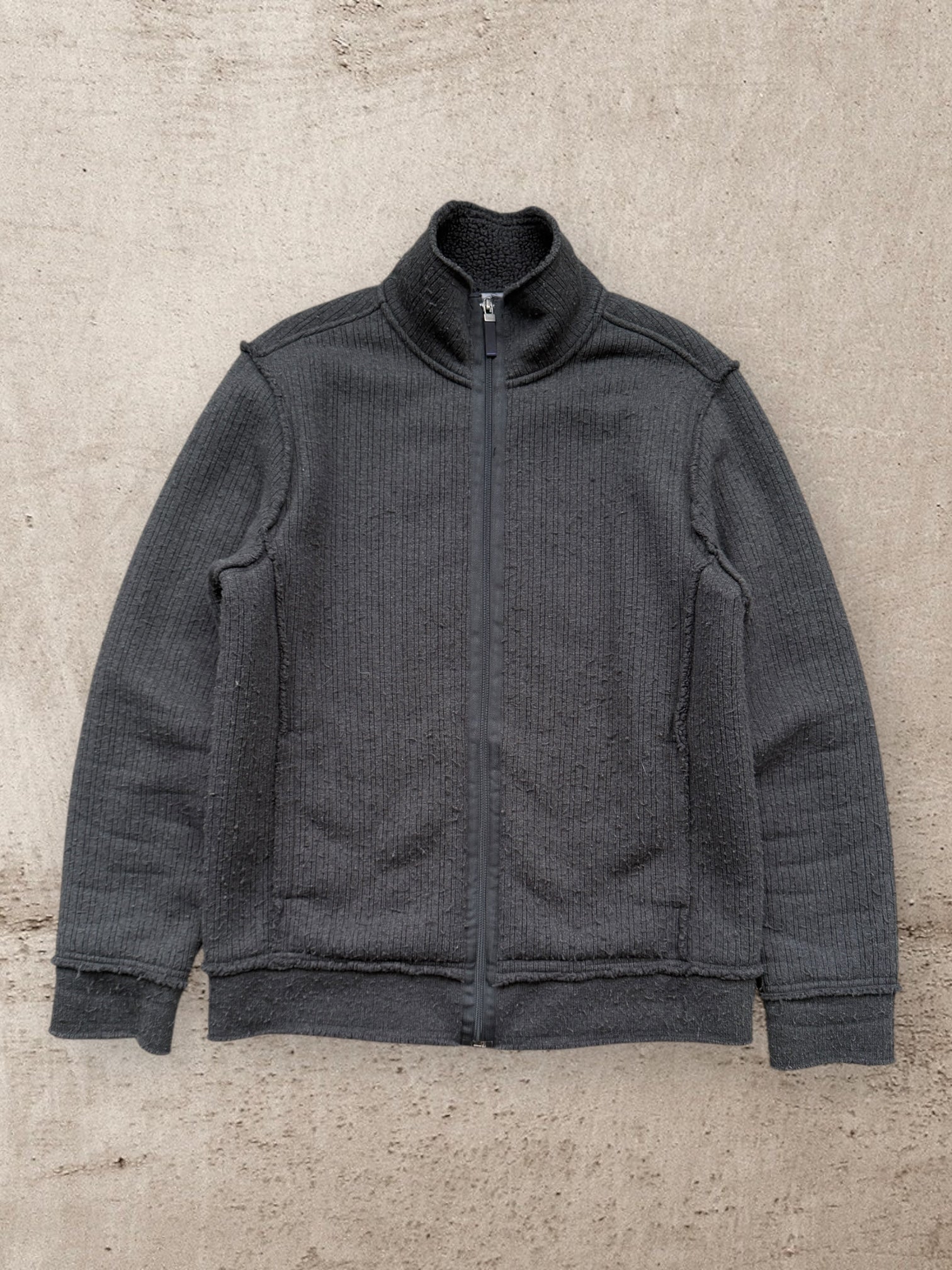 00s DKNY Fleece Lined Zip Up Jacket - Large