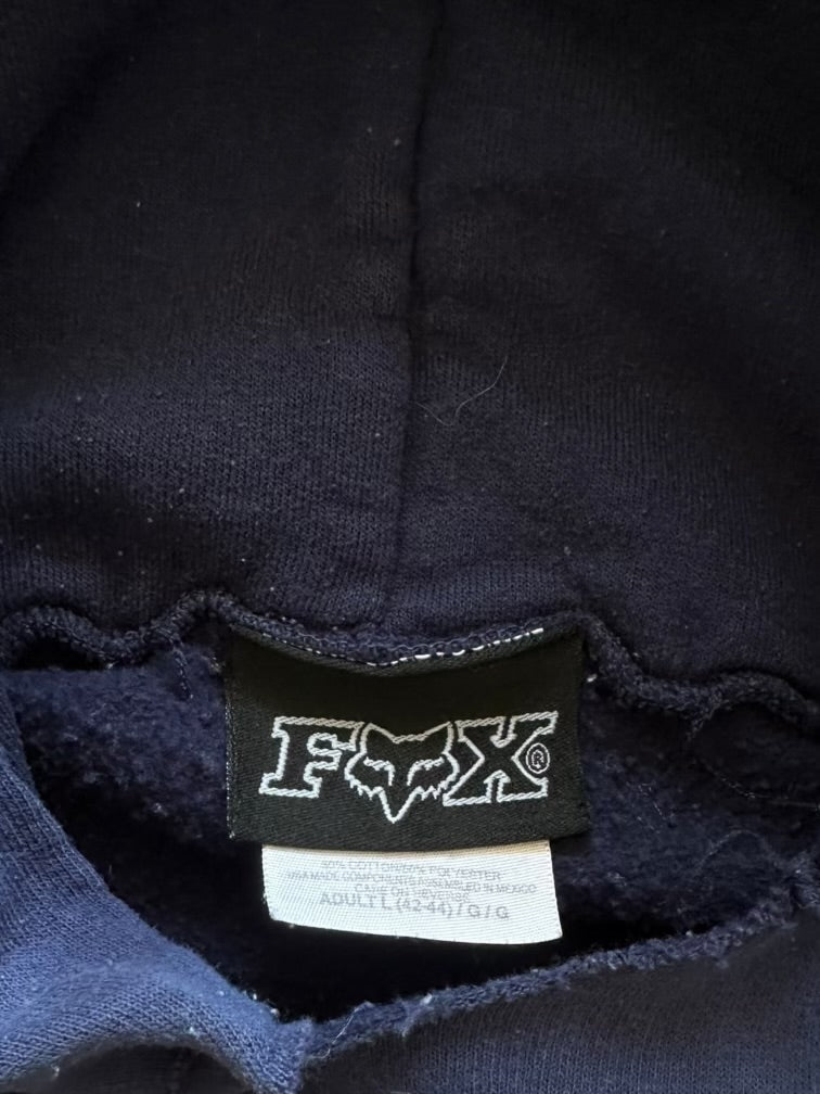 00s Fox Racing Graphic Hoodie - Large