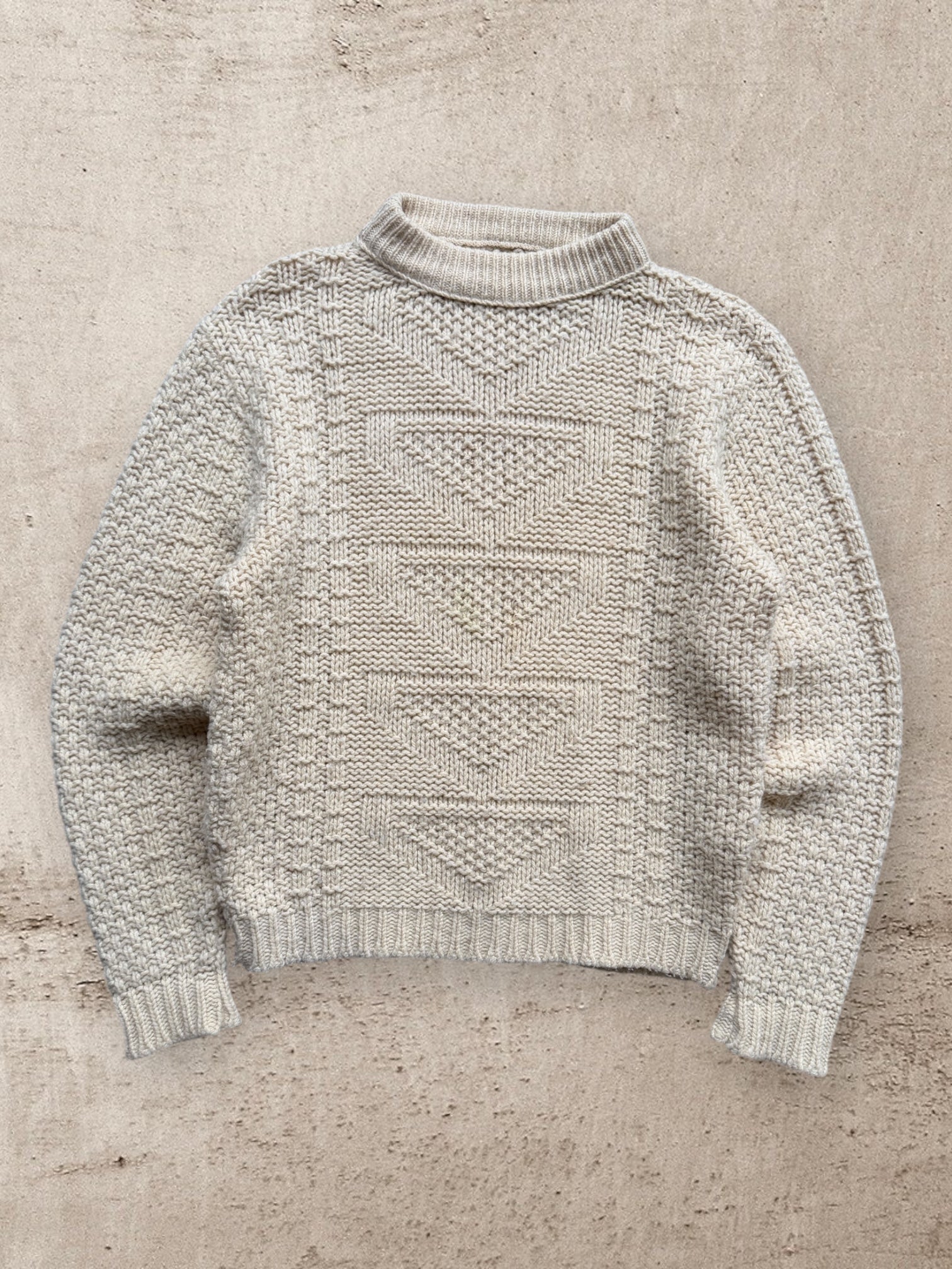 70s JSI Wool Knit Sweater - Medium