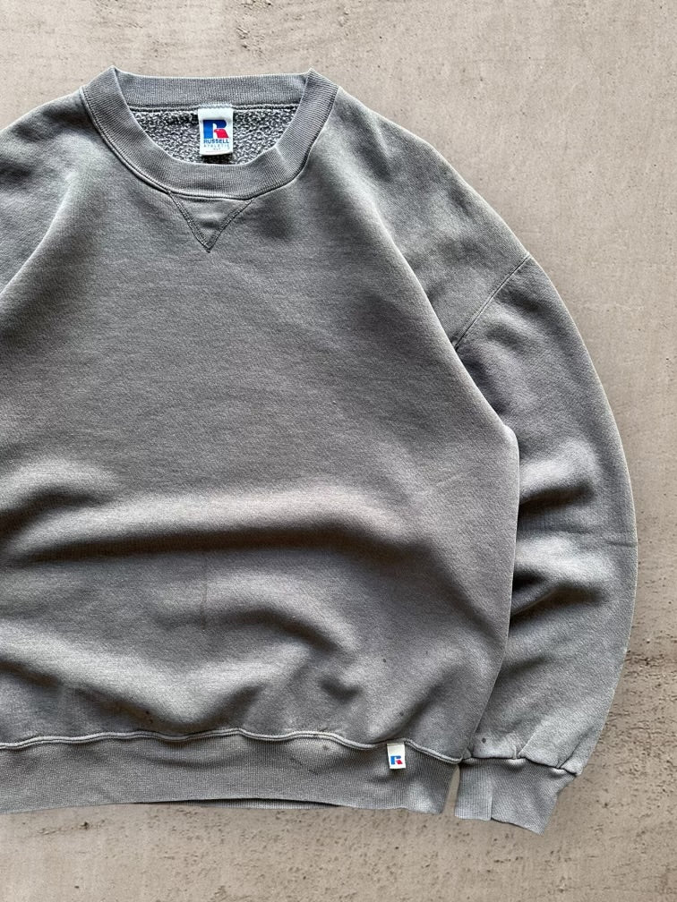 00s Russell Athletic Grey Crewneck - XL