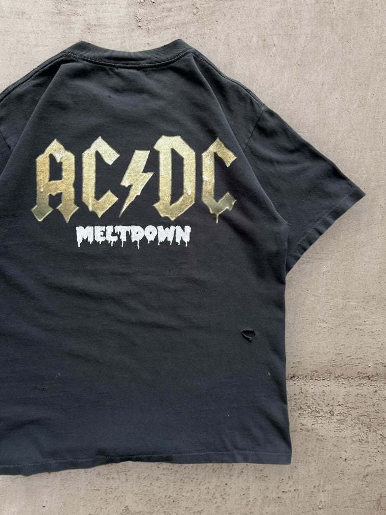 90s AC/DC Meltdown Frankenstein Graphic T-Shirt - Medium