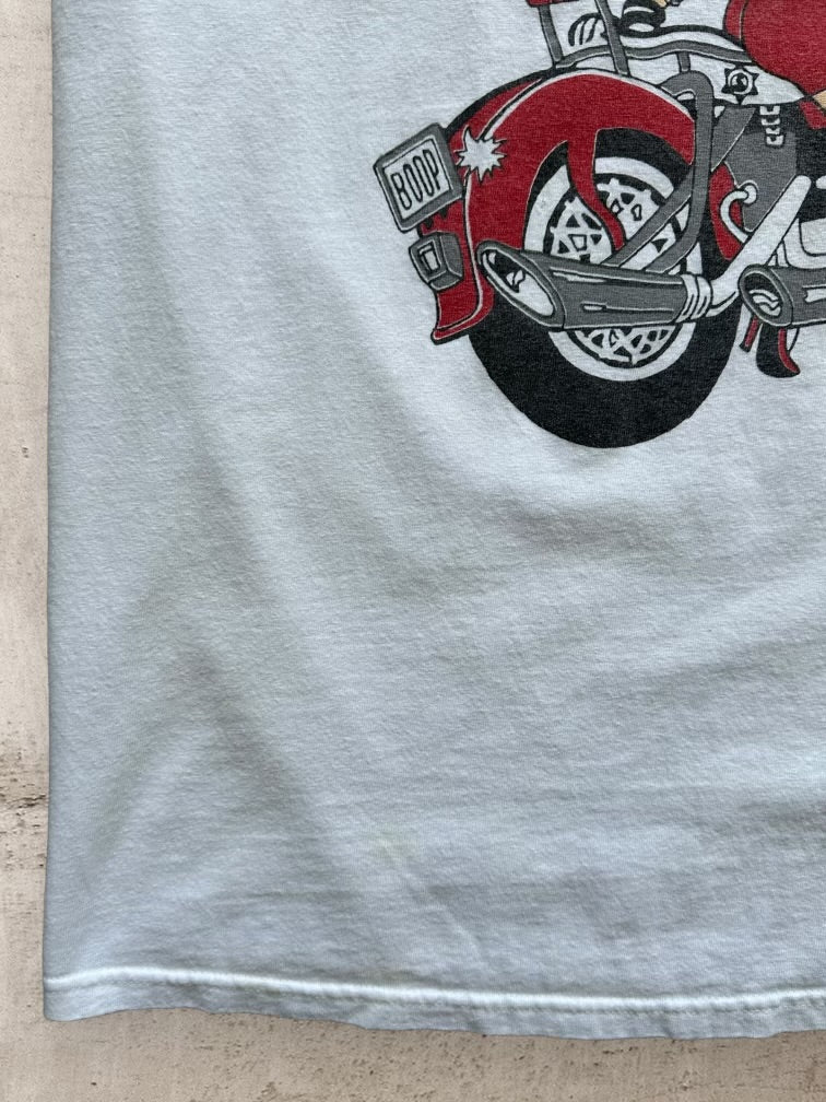 00s Betty Boop Biker Graphic T-Shirt - XL