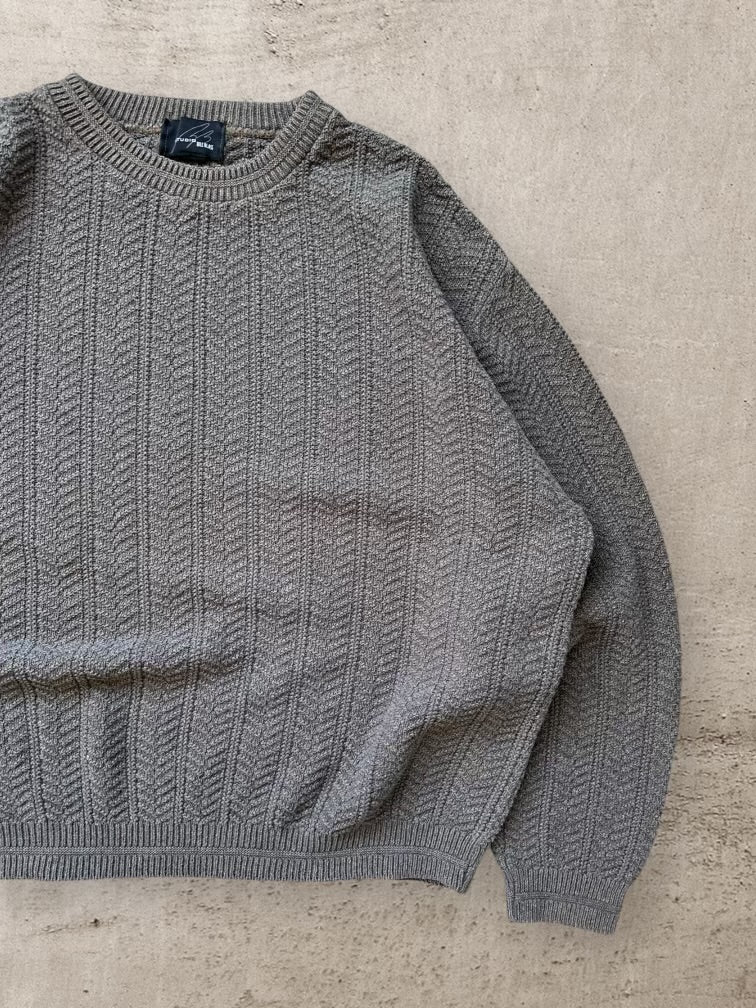 90s Studio Bill Bass Knit Sweater - XXL