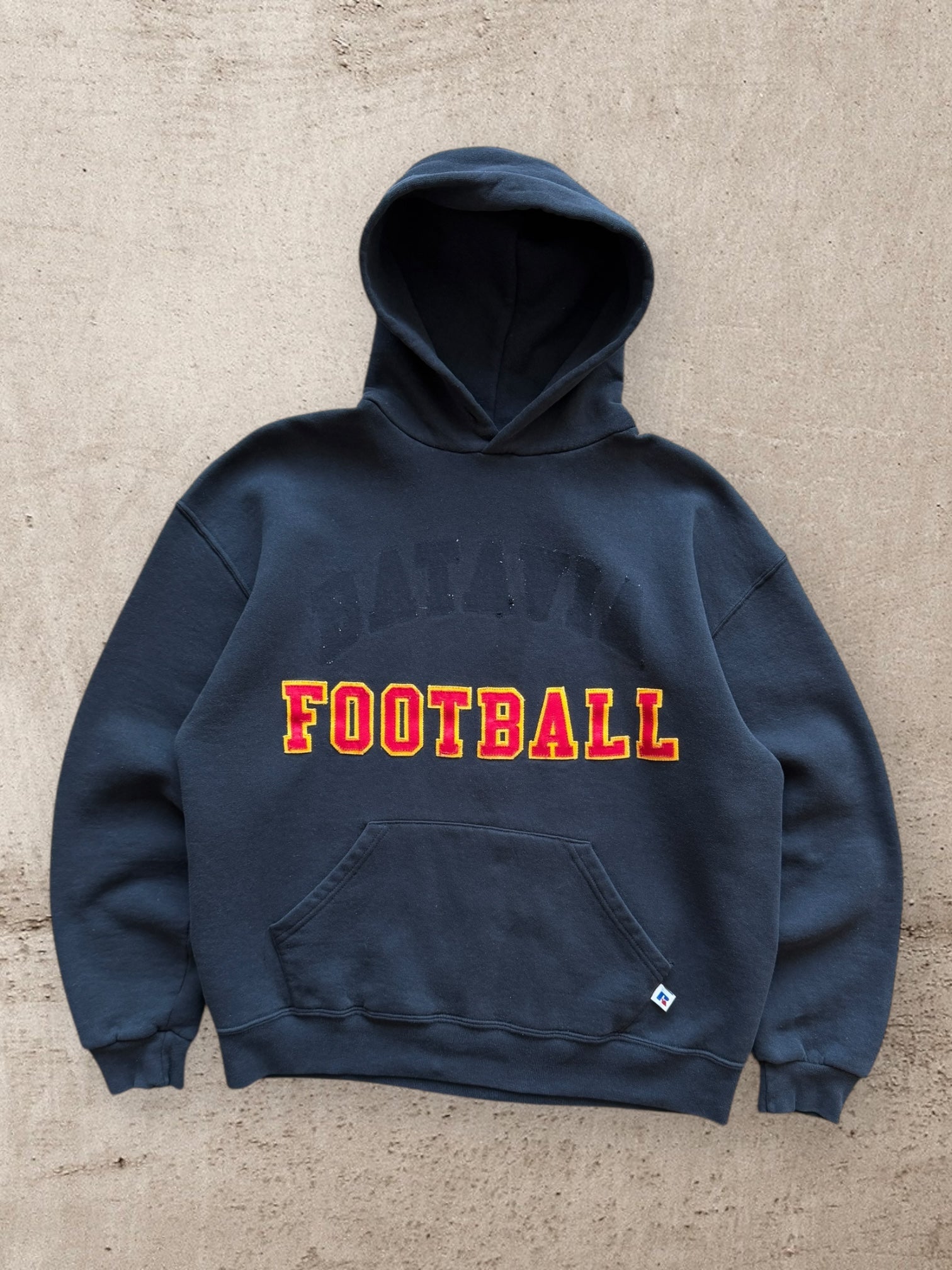 90s Russell Athletic Football Hoodie - Large