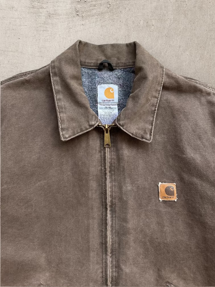 00s Carhartt Wool Lined Detroit Jacket - XL