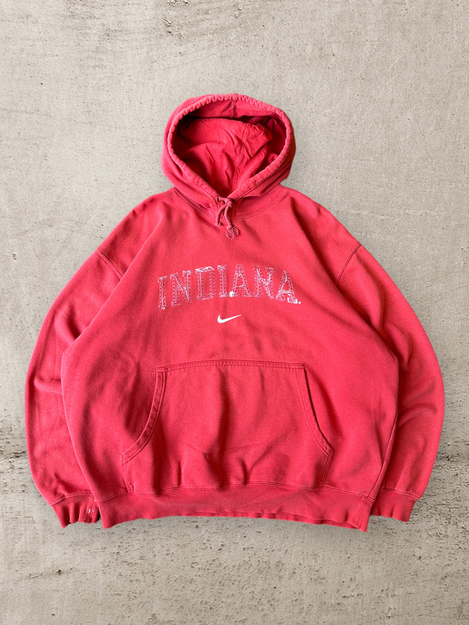 00s Nike Indiana Light Embroidered Hoodie - XL