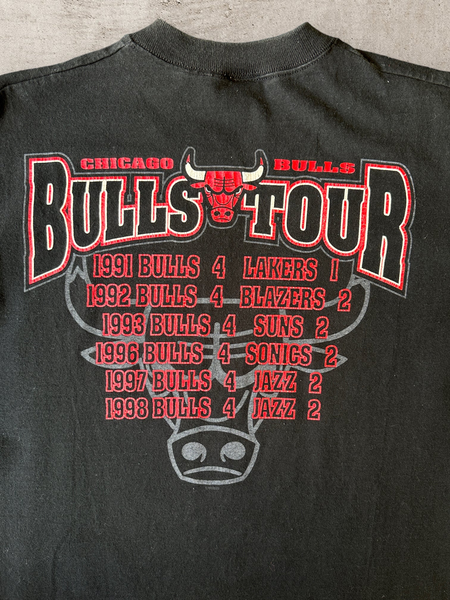 1998 Starter Chicago Bulls Champions T-Shirt - XL