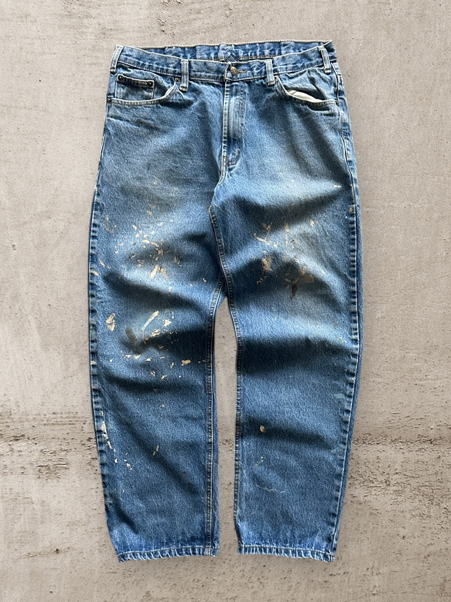 00s Distressed Denim Jeans - 35